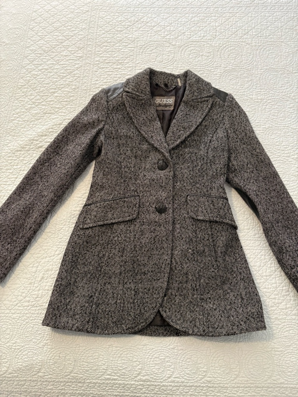 Guess tweed wool blend blazer. Size small.